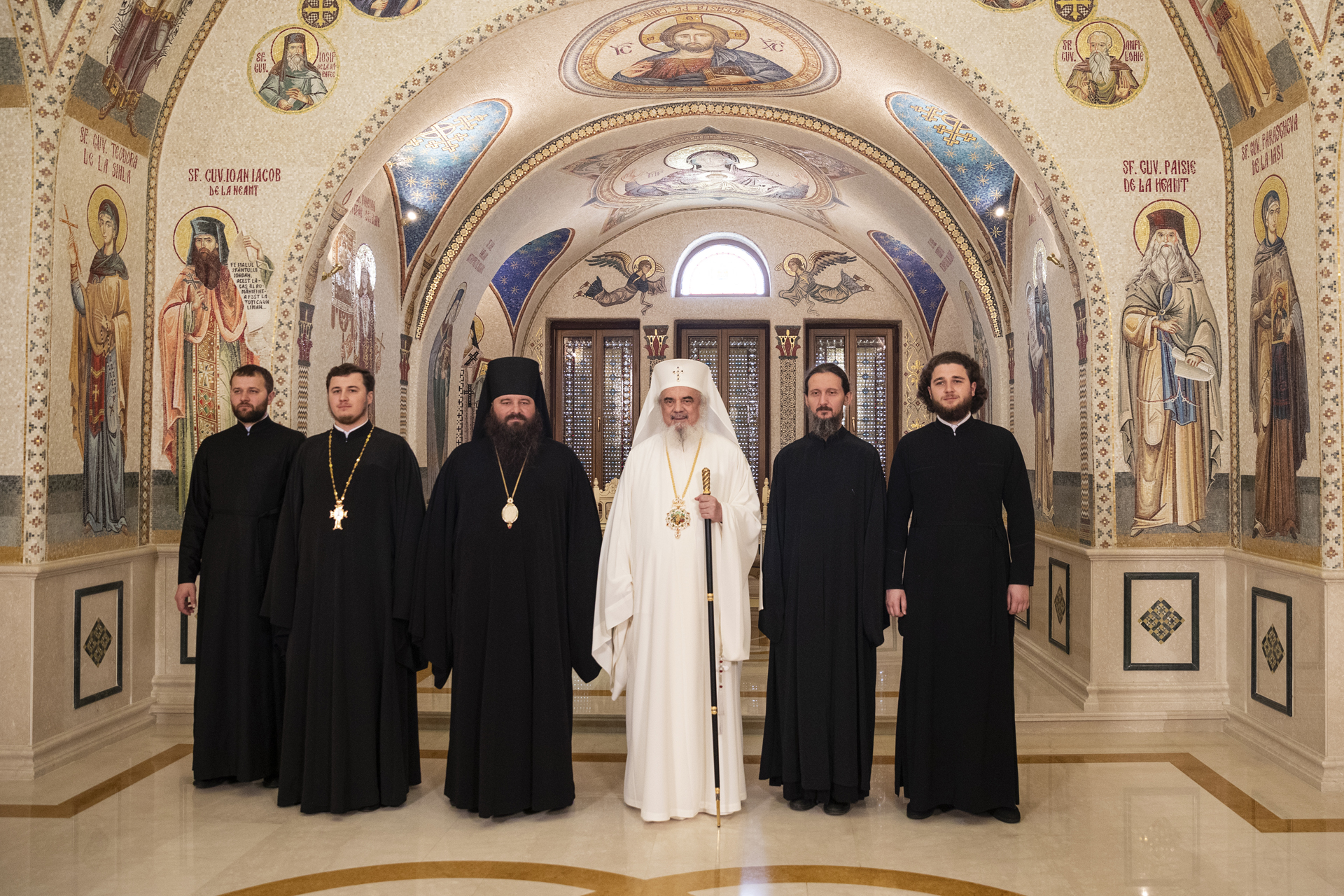 Stareţul uneia dintre cele mai mari Lavre din Rusia, în vizită la Patriarhul României