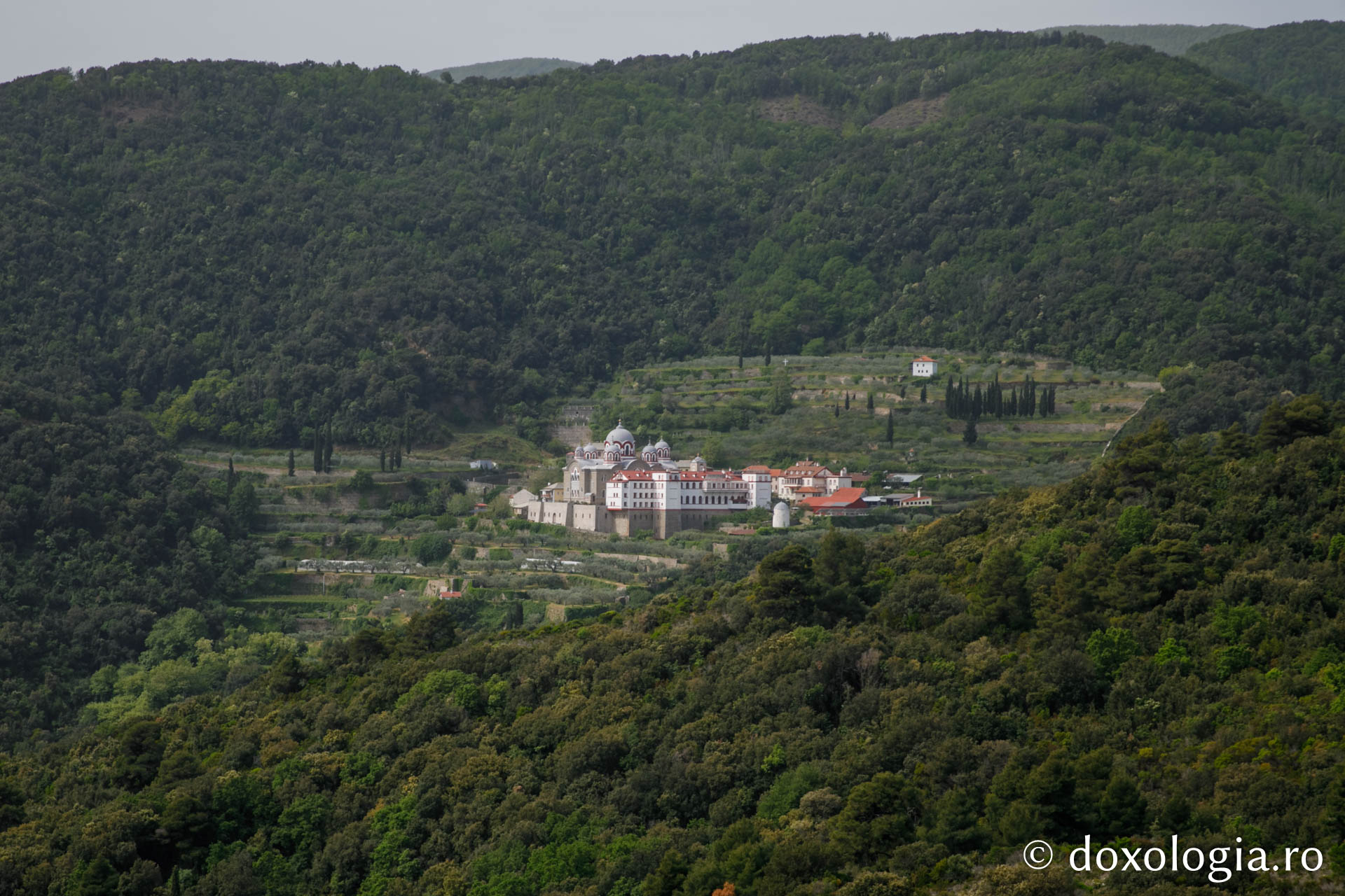 Schitul „Sfântul Ilie” / Foto: Pr. Silviu Cluci Schitul „Sfântul Ilie” – Athos