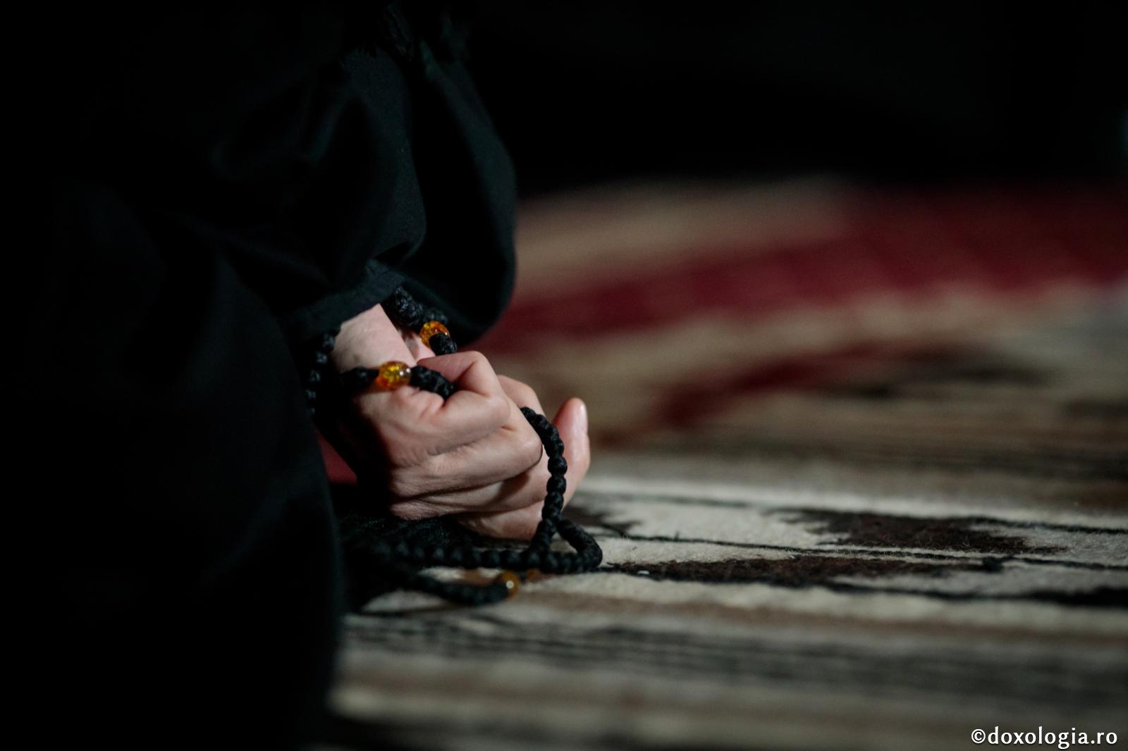 Cel care se nevoiește Îl va vedea pe Dumnezeu în sufletul său / Foto: Oana Nechifor metanier în mână