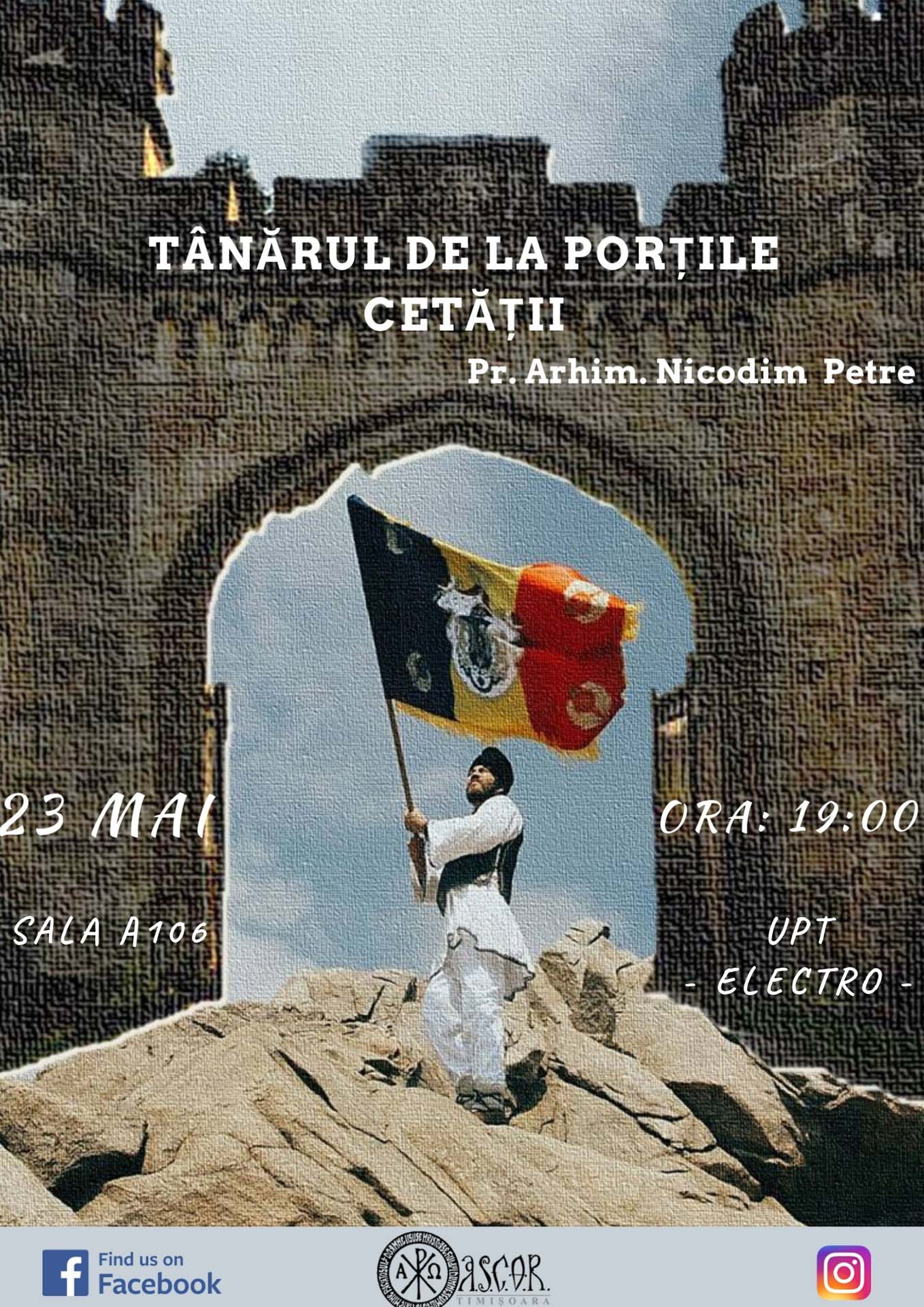 Părintele Nicodim Petre va conferenția la Timișoara Părintele Nicodim Petre va conferenția la Timișoara