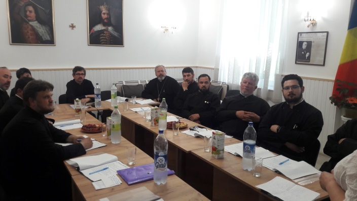 Întâlnirea preoților protopopi din Episcopia de Bălți cu protoiereii din județul Botoșani