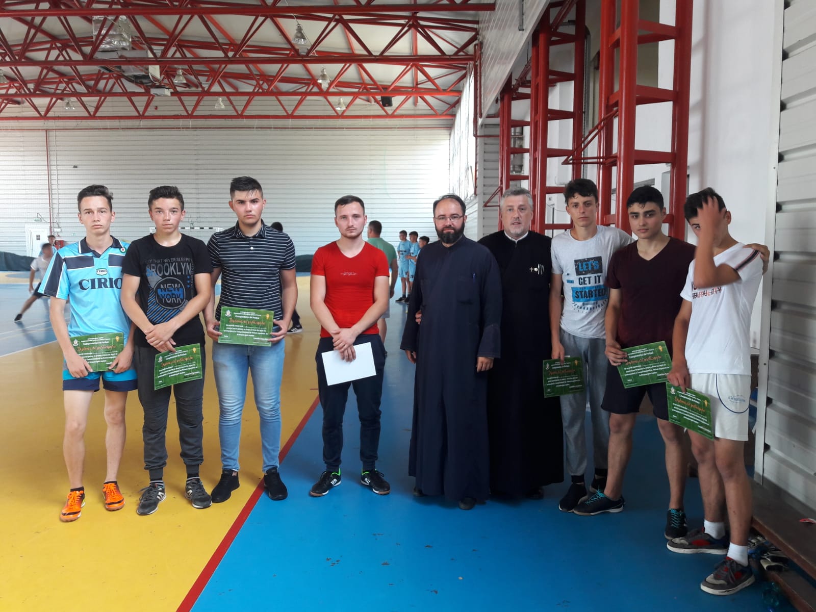 foto: pr. Gheorghe Trofin Campionat de fotbal în Protopopiatul Târgu Neamț