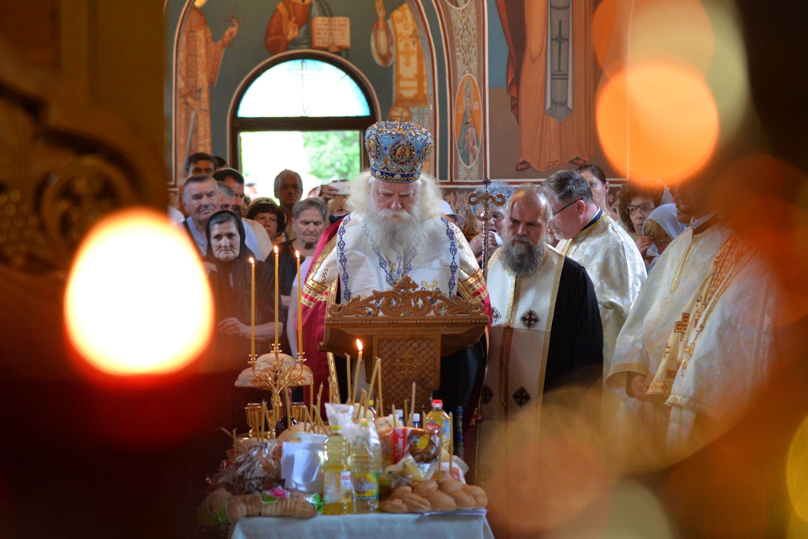 Slujba Vecerniei hramului de la Parohia „Sfinții Apostoli” Moara de Vânt