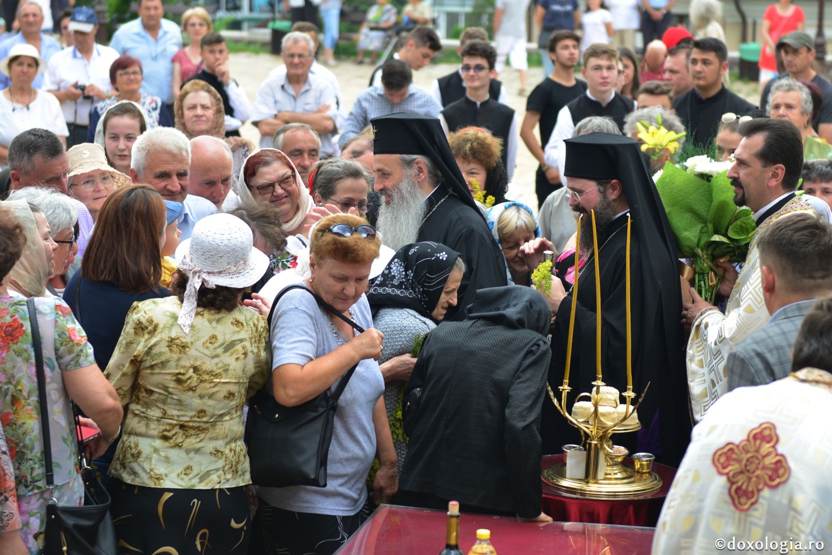 Orașul Piatra Neamț în zi de sărbătoare