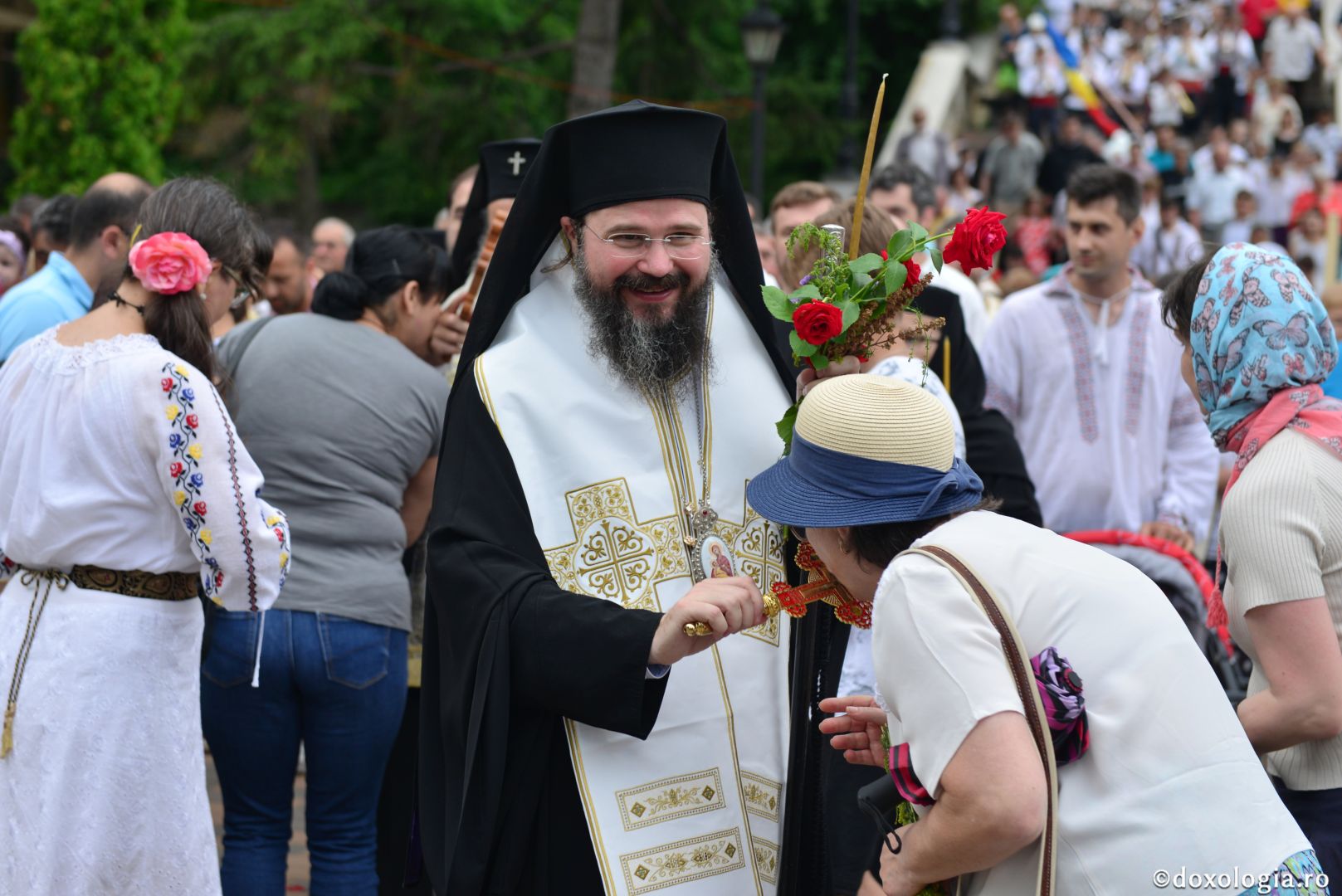 Orașul Piatra Neamț în zi de sărbătoare