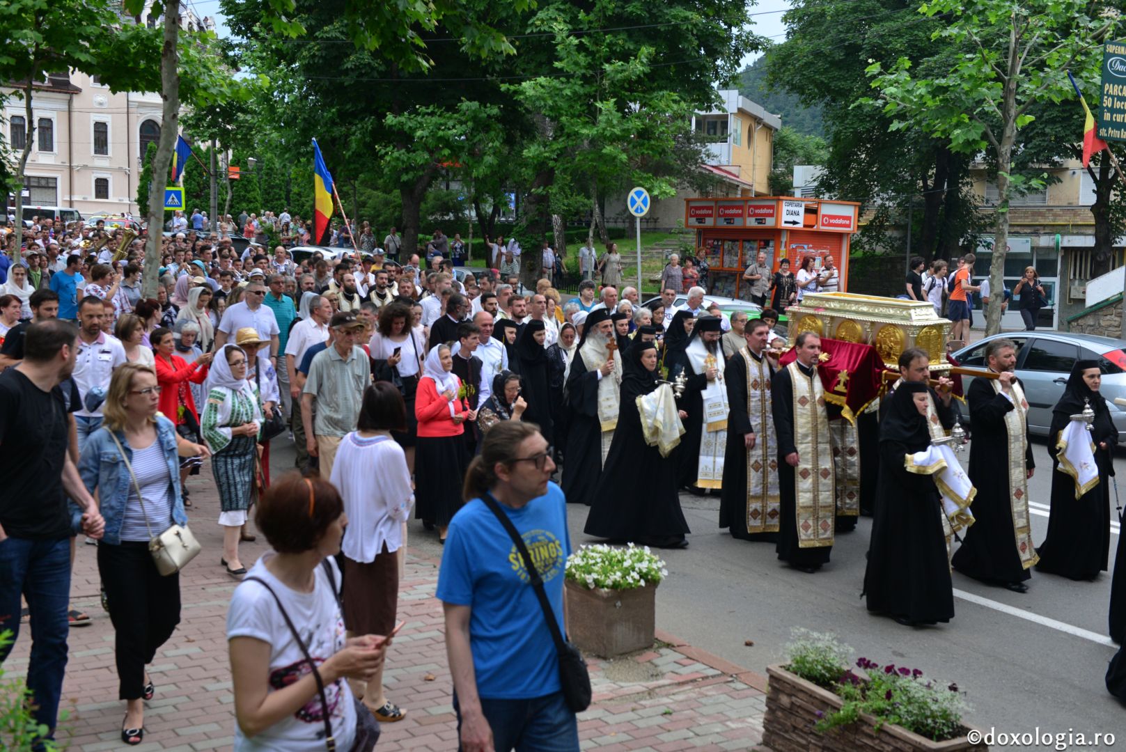 Orașul Piatra Neamț în zi de sărbătoare