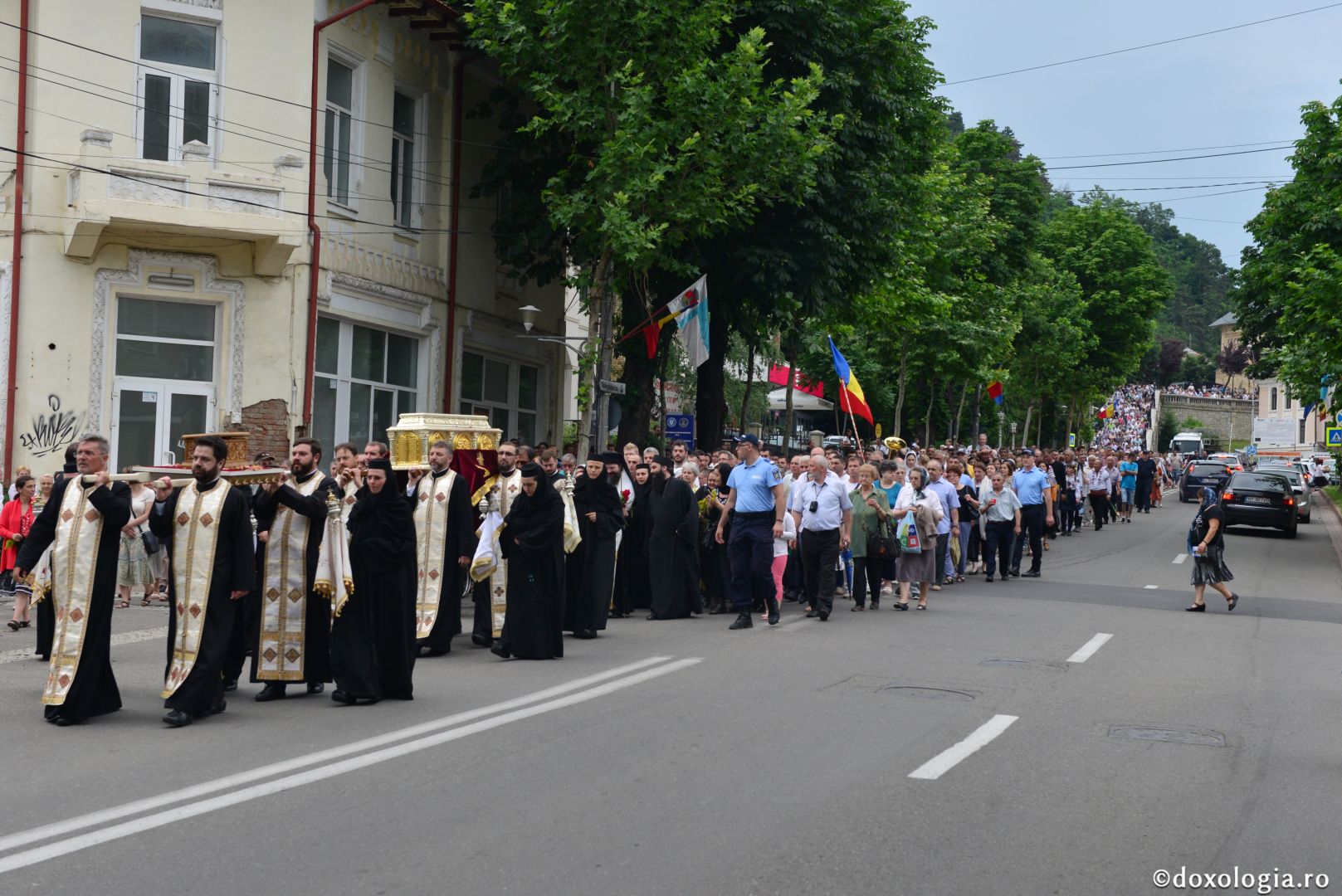 Orașul Piatra Neamț în zi de sărbătoare