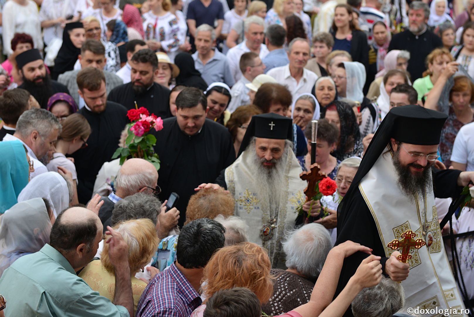 Orașul Piatra Neamț în zi de sărbătoare