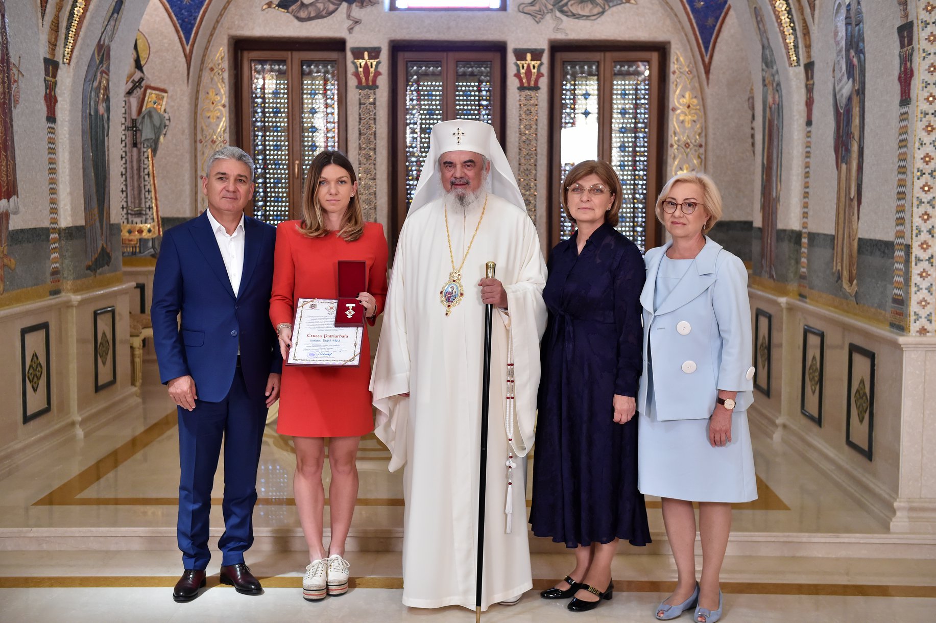 Simona Halep a primit Ordinul „Crucea Patriarhală” pentru mireni