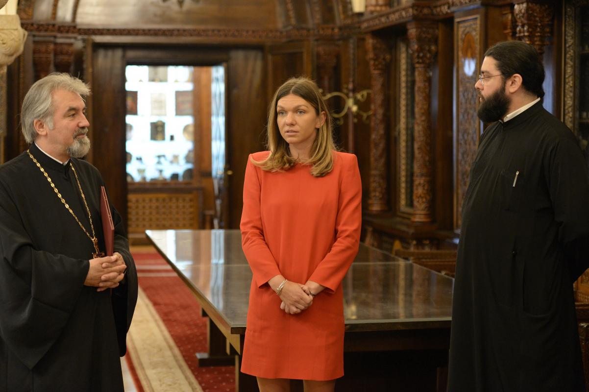 Simona Halep a primit Ordinul „Crucea Patriarhală” pentru mireni