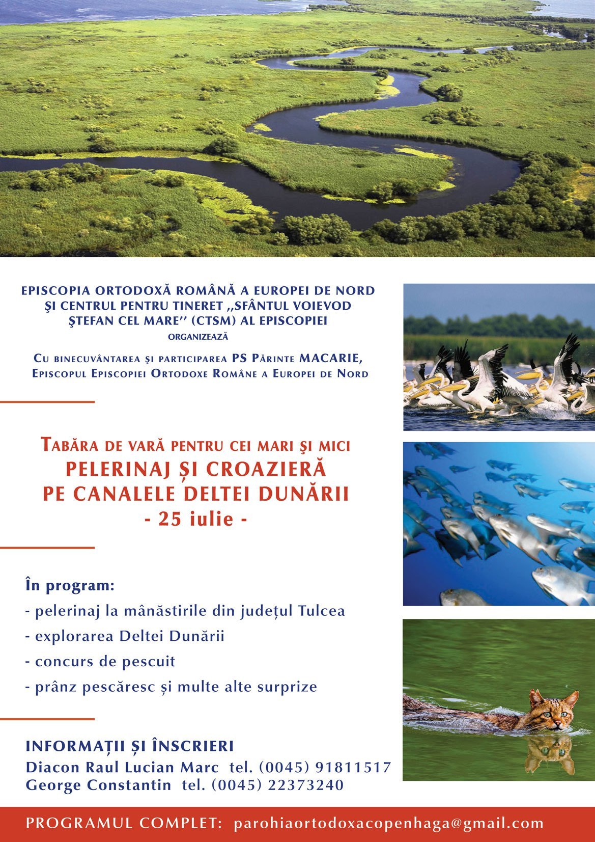 Episcopia Europei de Nord organizează o tabără de vară pentru cei mari și cei mici, în Dobrogea și Delta Dunării