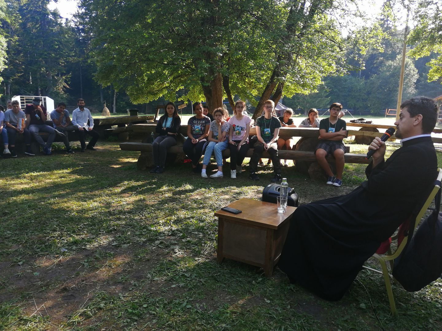 Tabăra „Bucuriile credinței” în Poiana Prieteniei de la Nemțișor