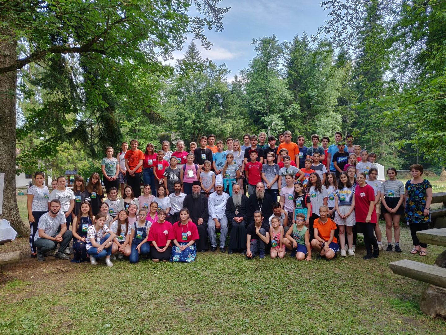 Tabăra „Bucuriile credinței” în Poiana Prieteniei de la Nemțișor