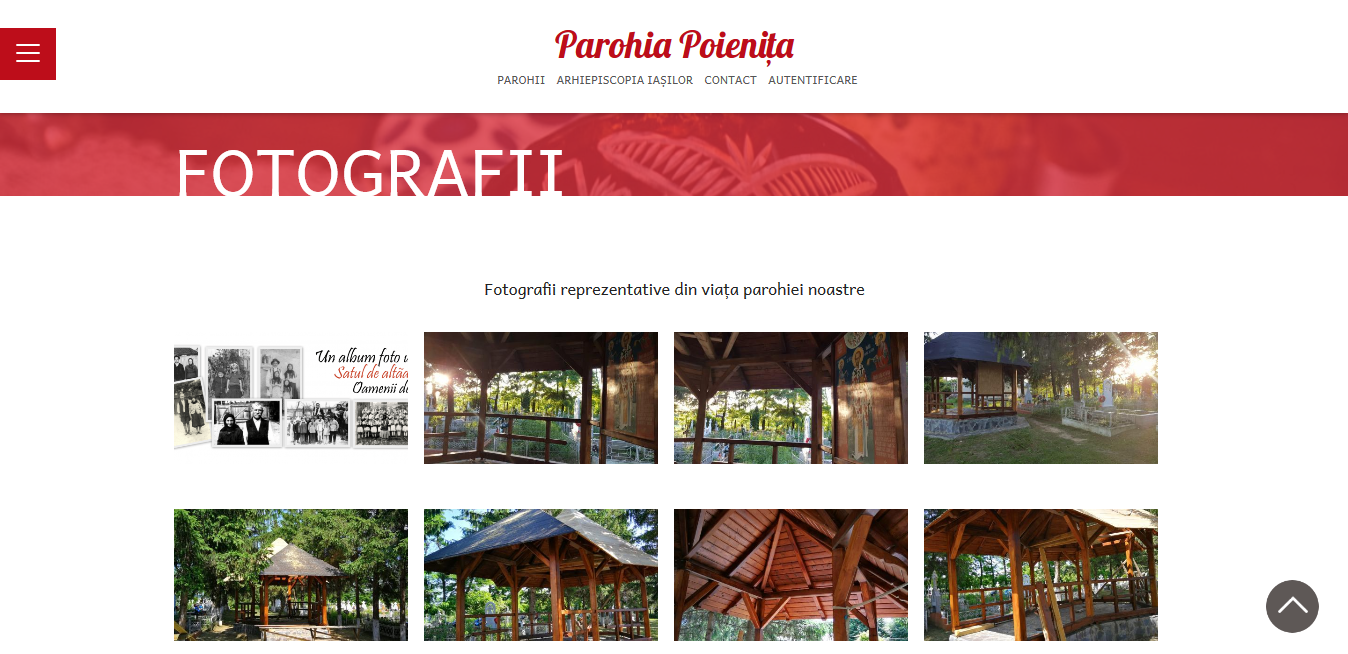 Captură site poienita.mmb.ro (Interviu) Preotul - „jurnalist” de la Poienița, Protopopiatul Pașcani: „Sursele principale de inspiraţie sunt însăşi viaţa parohiei și problemele pe care le întâmpin în pastoraţie”