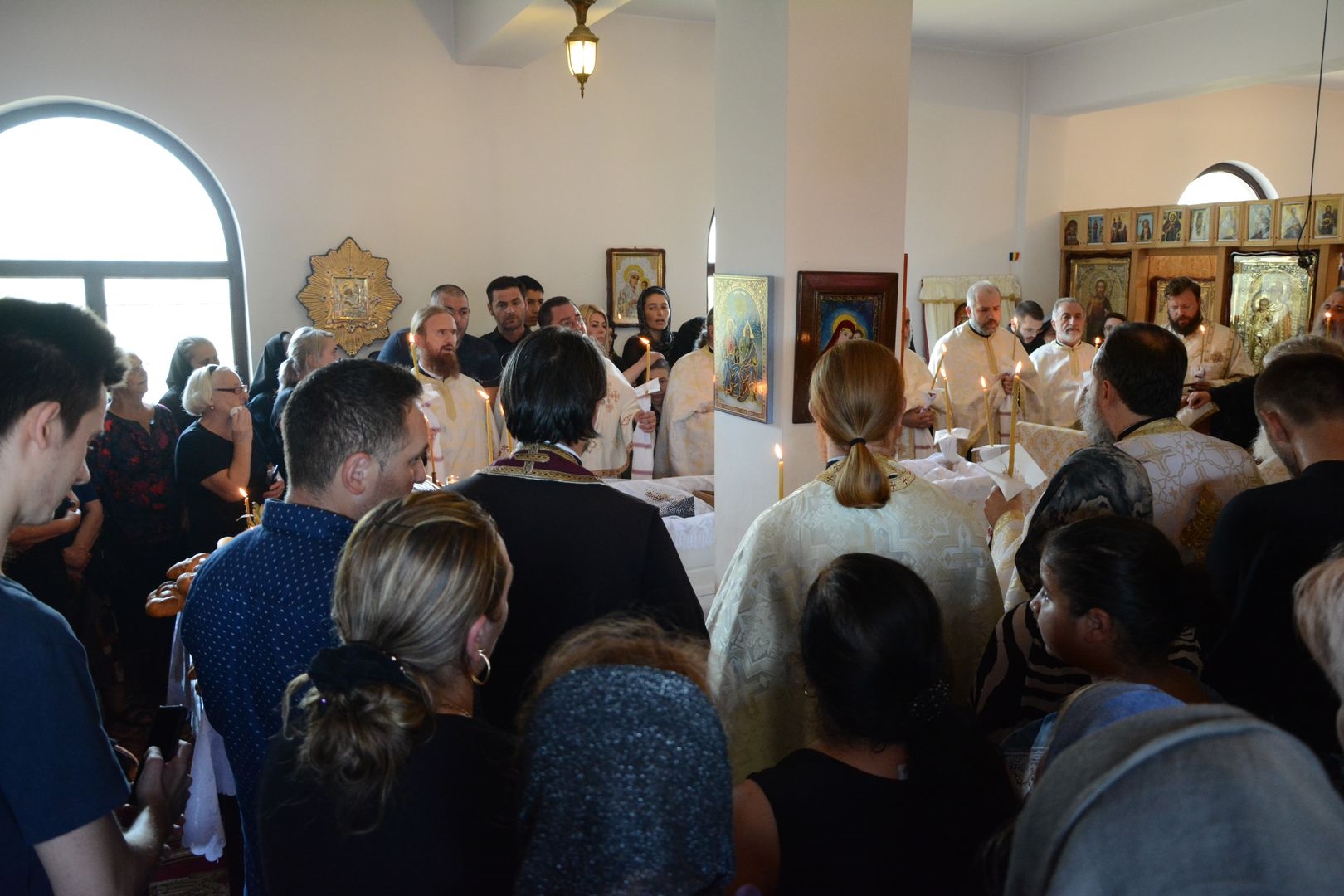 Preoteasa Gabriela Stoica, trecută de curând la cele veșnice, a fost înmormântată