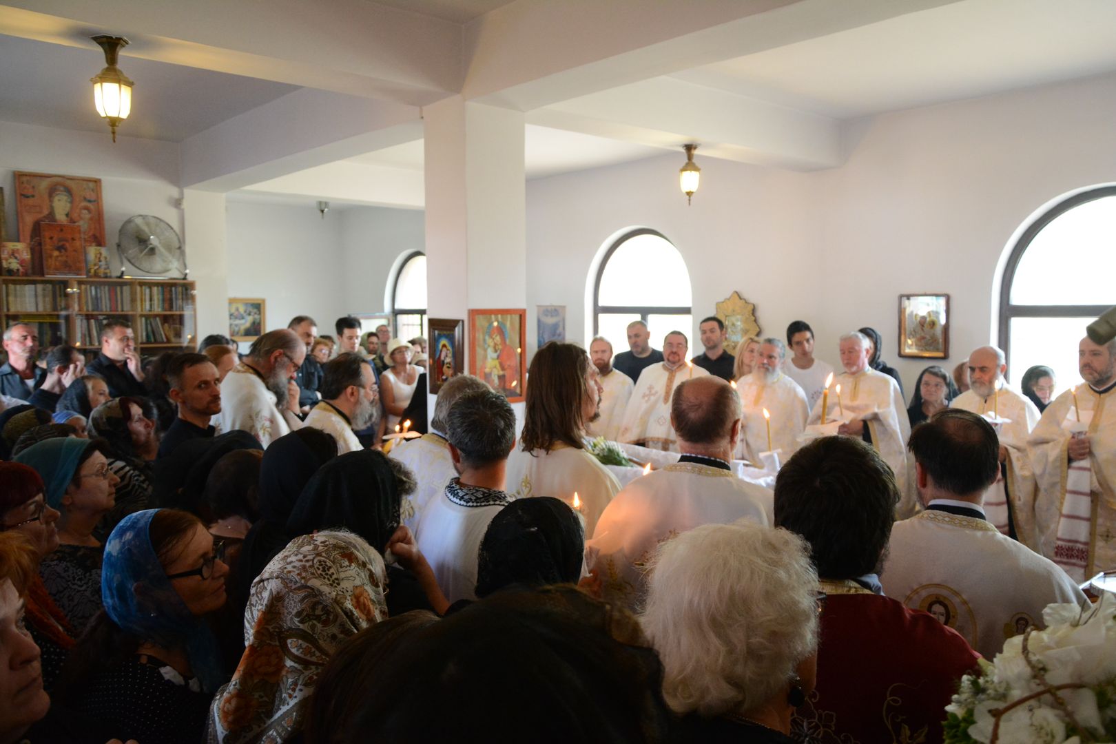 Preoteasa Gabriela Stoica, trecută de curând la cele veșnice, a fost înmormântată