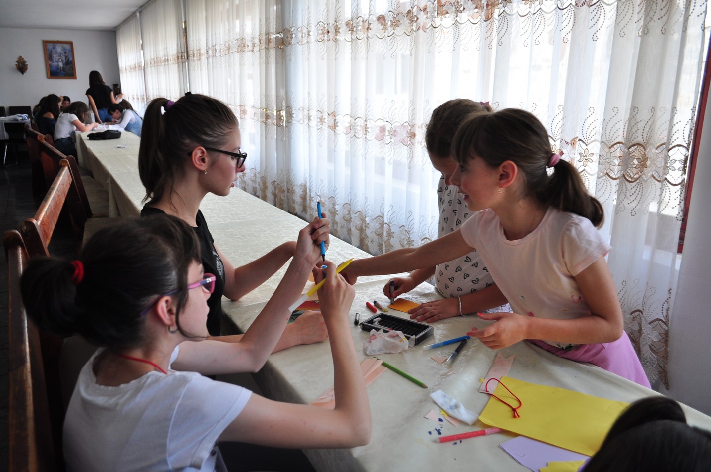 A XVIII-a ediţie a taberei de creaţie „Dăruind vei dobândi”, la Filioara