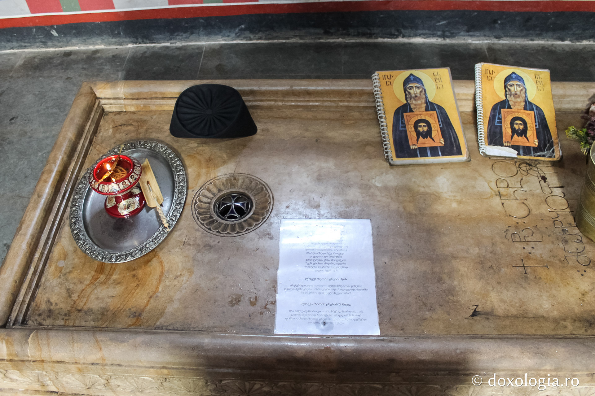 Mormântul Sfântului Antonie Stilitul / Foto: Gabriela Pipirig Viața Sfântului Antonie Stilitul din Georgia