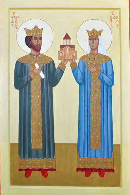 Sfinții Împărați ai Georgiei, Mirian și Nana