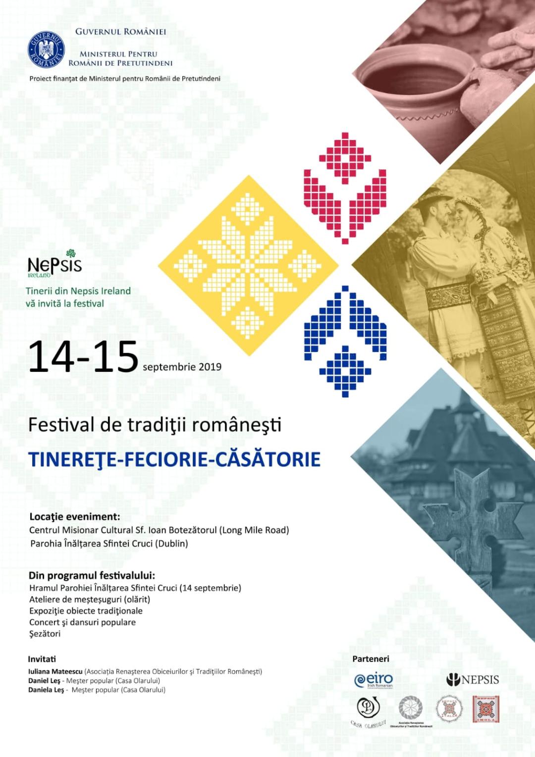 Festival de tradiții românești, organizat în Irlanda