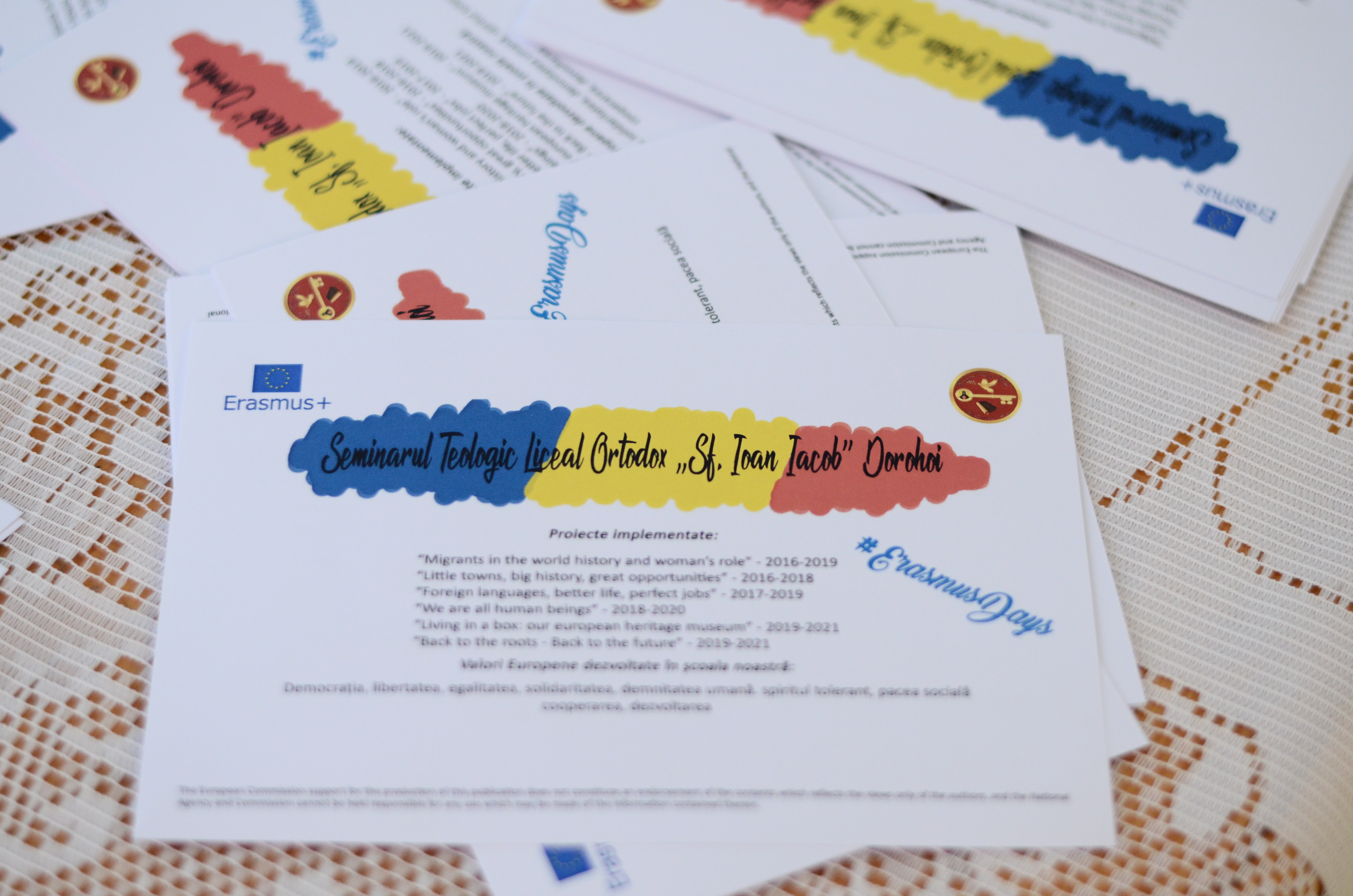 Noi proiecte Erasmus+ lansate la Seminarul Teologic Liceal Ortodox „Sfântul Ioan Iacob” Dorohoi
