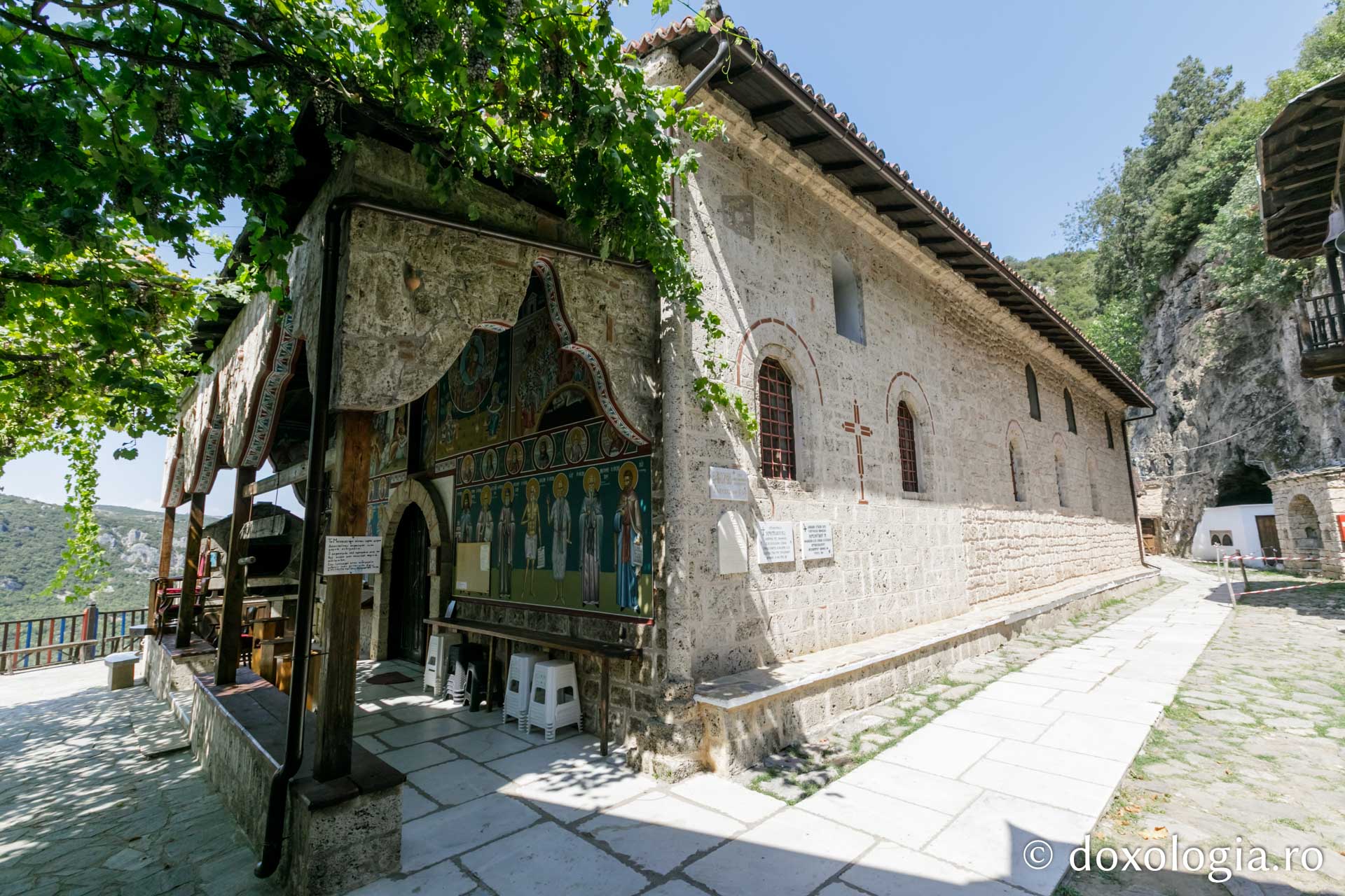Mănăstirea Sfantul Ioan Botezătorul Pieria Grecia Doxologia