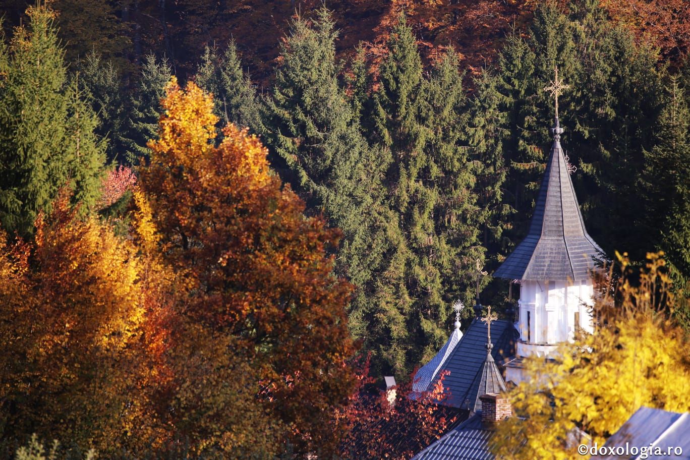 (Foto) Veșminte ruginii peste Sihăstria părintelui Cleopa