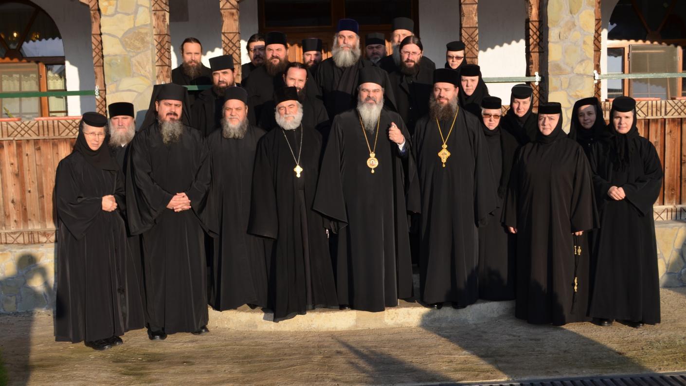 Sinaxă monahală în Episcopia Huşilor