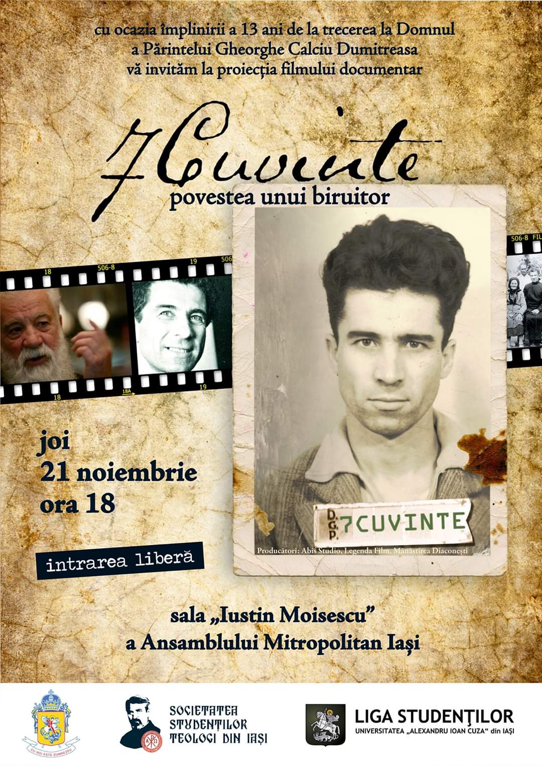 Filmul „7 Cuvinte”, prezentat de Societatea Studenților Teologi din Iași