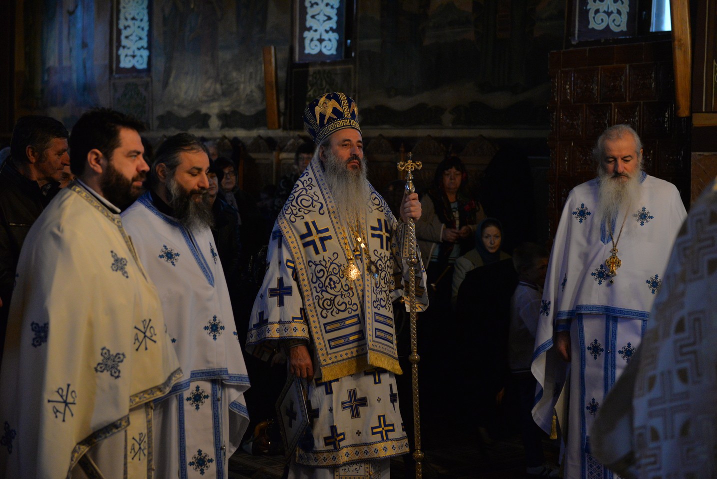 Slujbă arhierească la hramul mănăstirii nemțene Peștera