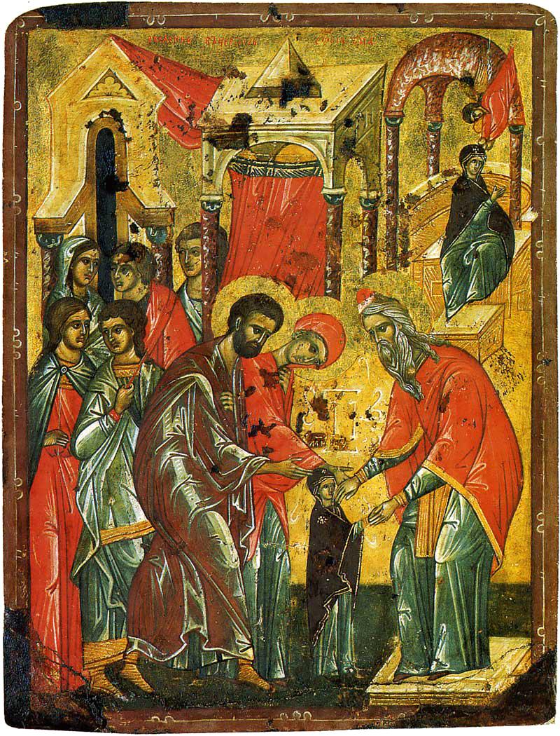 Tropar la Praznicul Intrării în biserică a Maicii Domnului