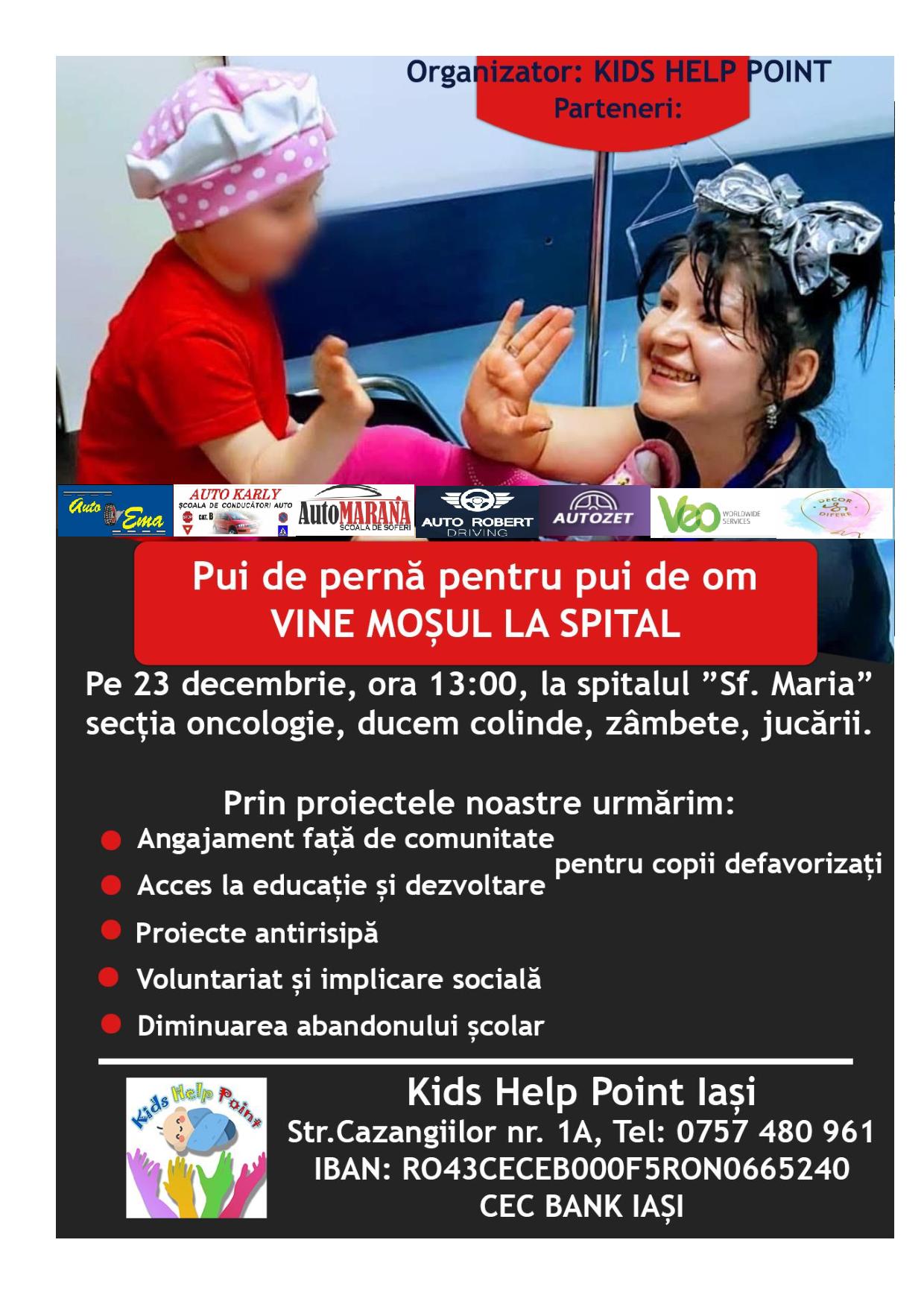 „Pui de pernă pentru pui de om”: cadouri de Crăciun pentru copiii cu patologii oncologice