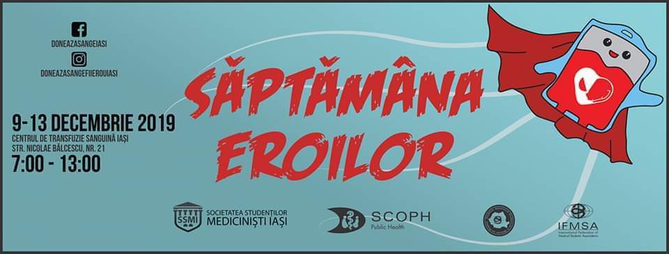 „Donează sânge, fii erou!” - studenții mediciniști din Iași fac apel la donarea de sânge: „Ne dorim să fim schimbarea și să facem bine în societatea actuală”