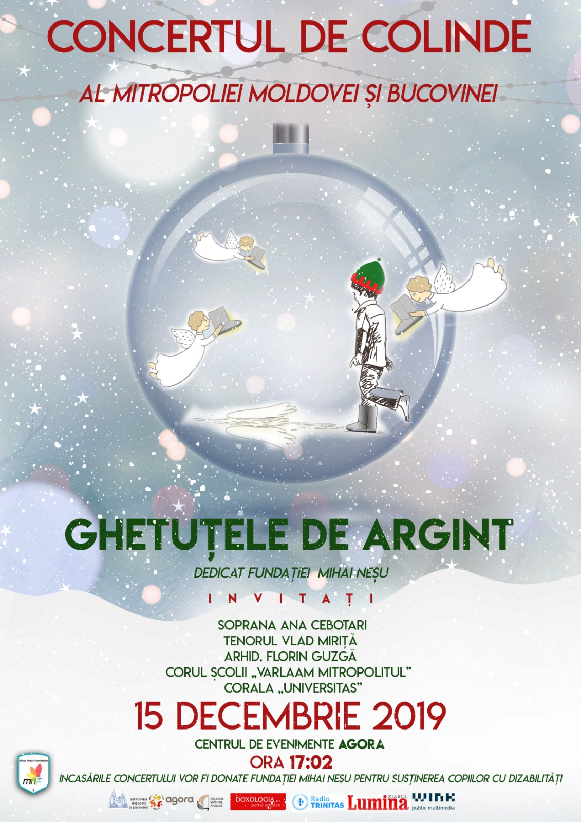 „Ghetuțele de argint” - Concertul de colinde al Mitropoliei Moldovei și Bucovinei