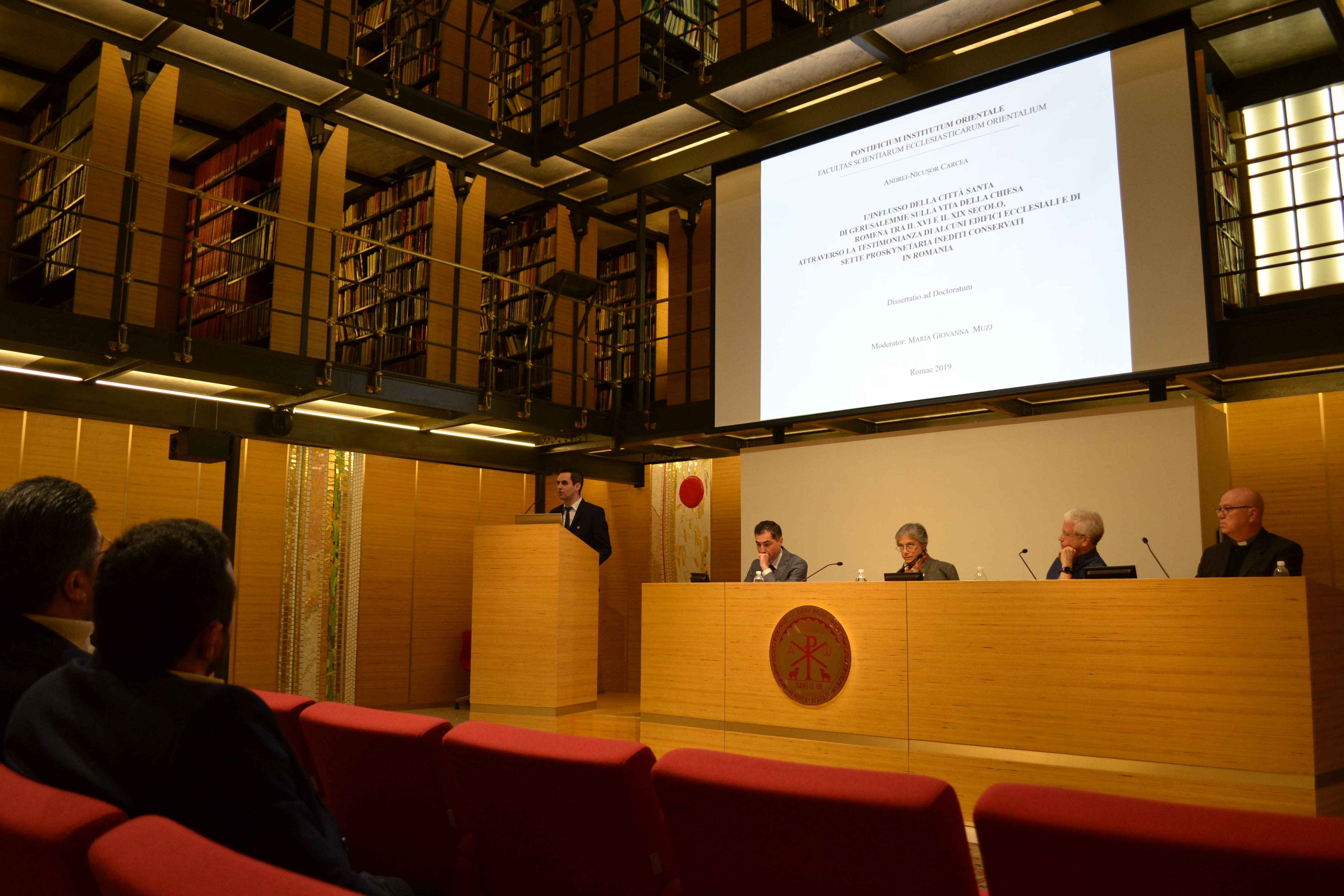 La Roma a fost susținută o teză de doctorat despre influența Ierusalimului asupra vieții Bisericii Ortodoxe Române între sec. XVI - XIX