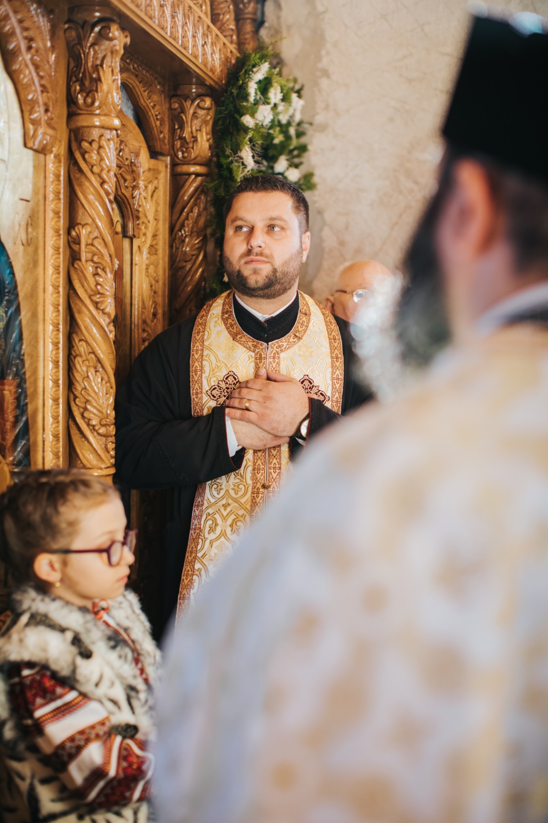 Sărbătoarea Sfântului Ierarh Nicolae - primul hram sărbătorit în biserica nouă de la Bălușești