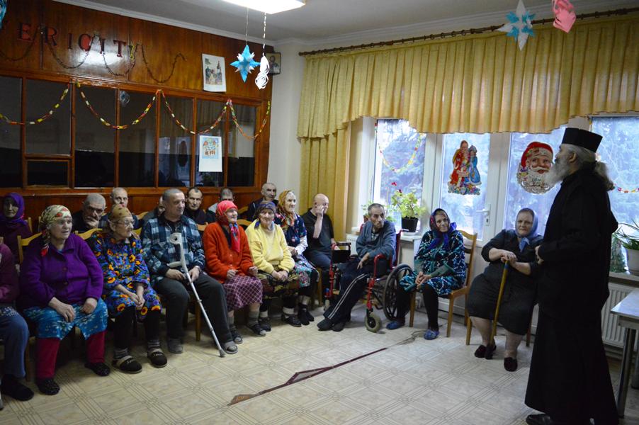Acţiune filantropică a Episcopiei de Bălţi, la azilul din Drăgăneşti