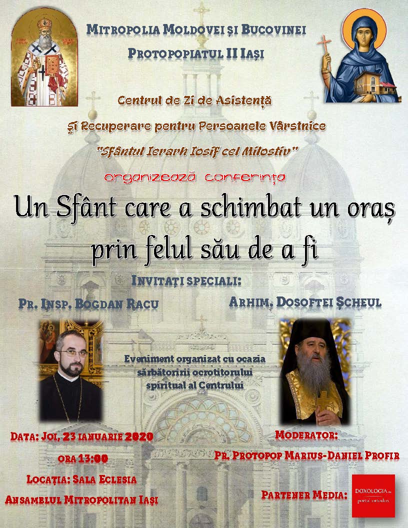 Conferință dedicată Sfântului Iosif Naniescu la Muzeul Mitropolitan din Iași