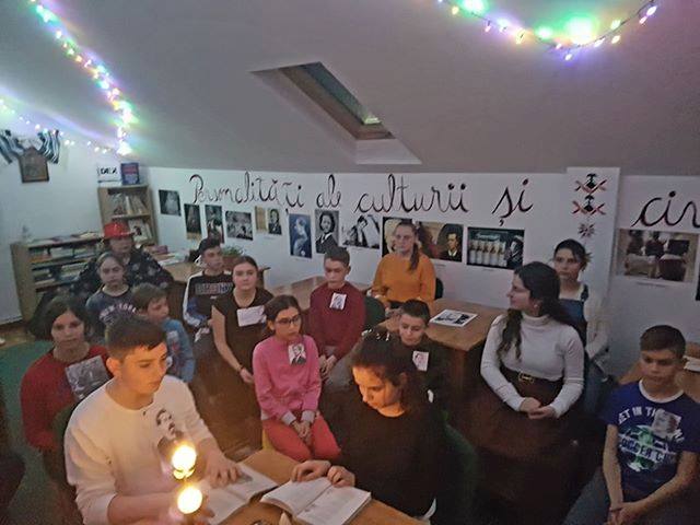 Seară dedicată lui Eminescu la Așezământul de copii ,,Sfântul Ierarh Leontie”