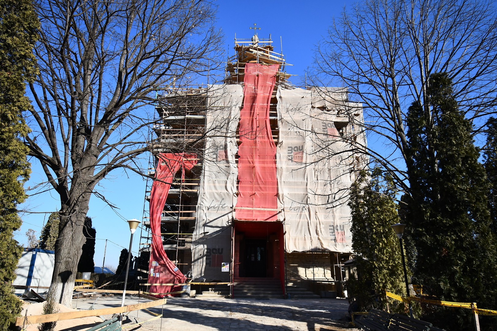 Lucrări de reabilitare la ansamblul Mănăstirii Frumoasa din Iaşi