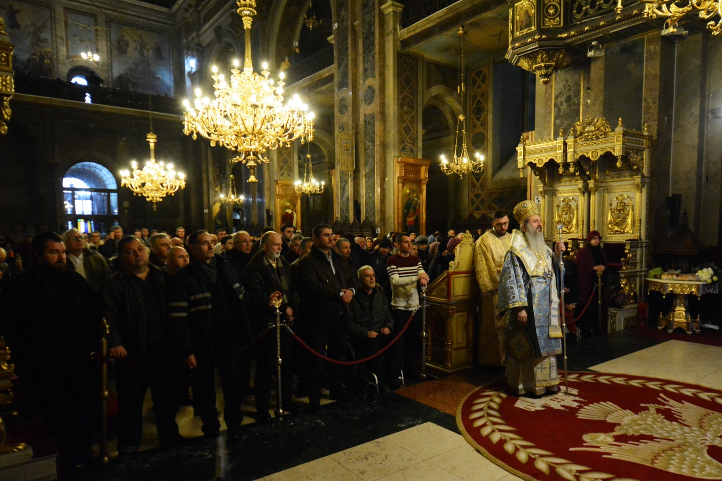 Slujba Bobotezei la Catedrala Mitropolitană din Iași: „Să fiți iubiți de Dumnezeu!”