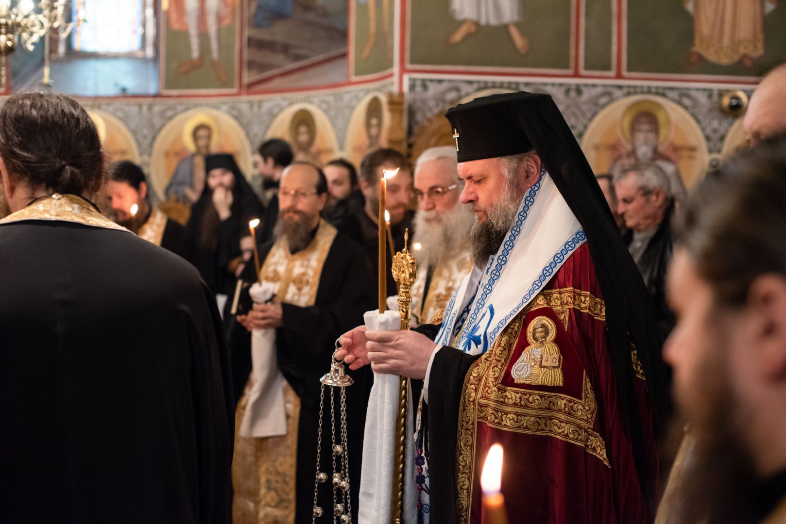 Mitropolitul celor două Americi a slujit la Mănăstirea Putna