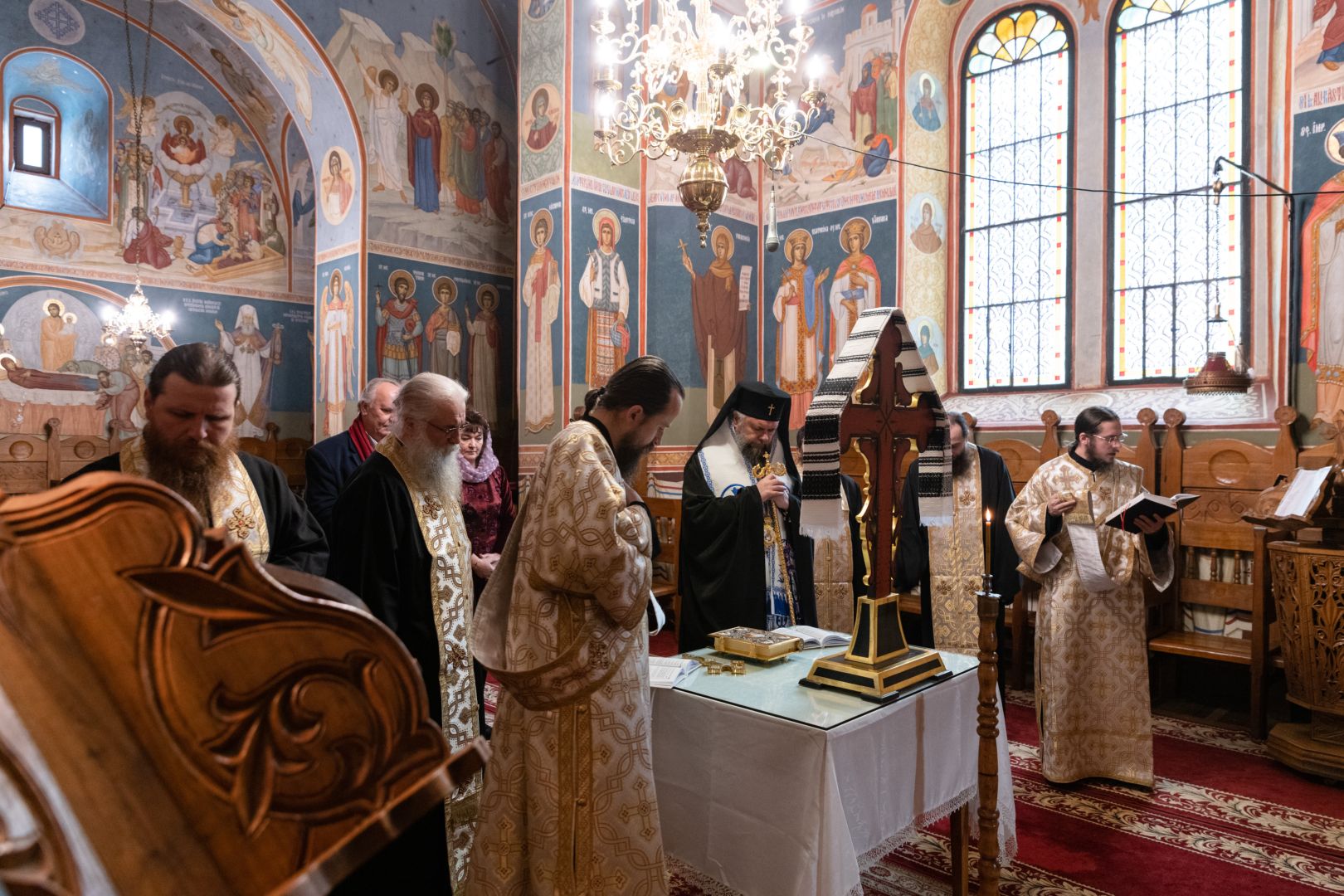 Mitropolitul celor două Americi a slujit la Mănăstirea Putna