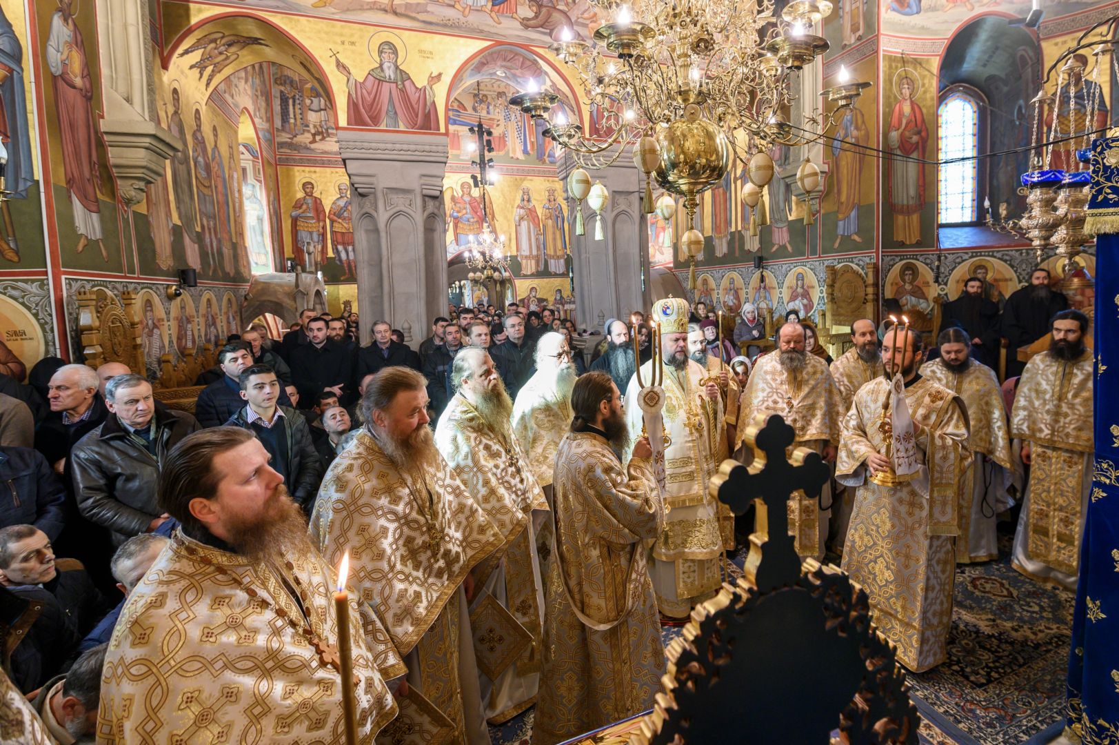 Mitropolitul celor două Americi a slujit la Mănăstirea Putna