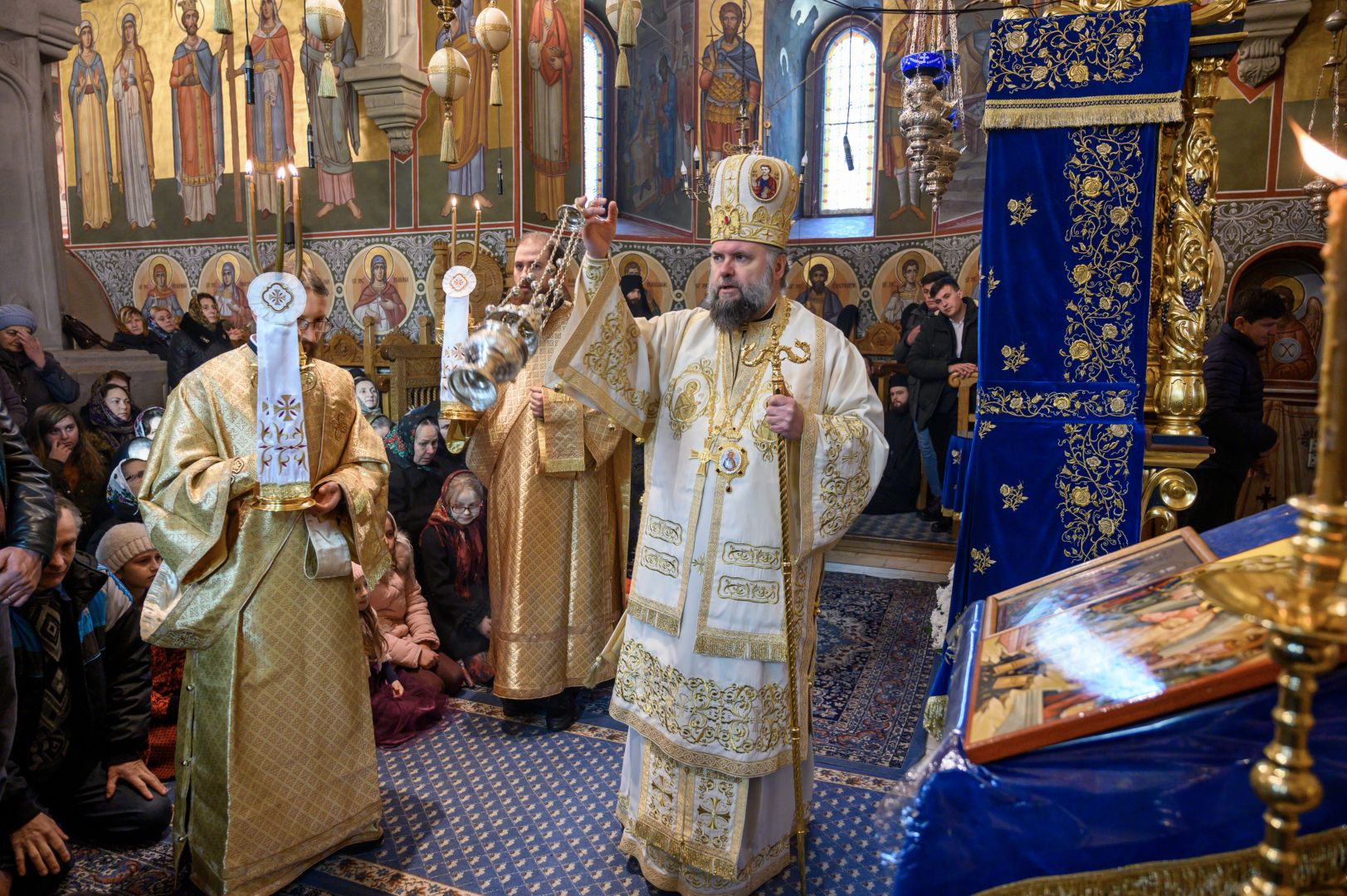 Mitropolitul celor două Americi a slujit la Mănăstirea Putna