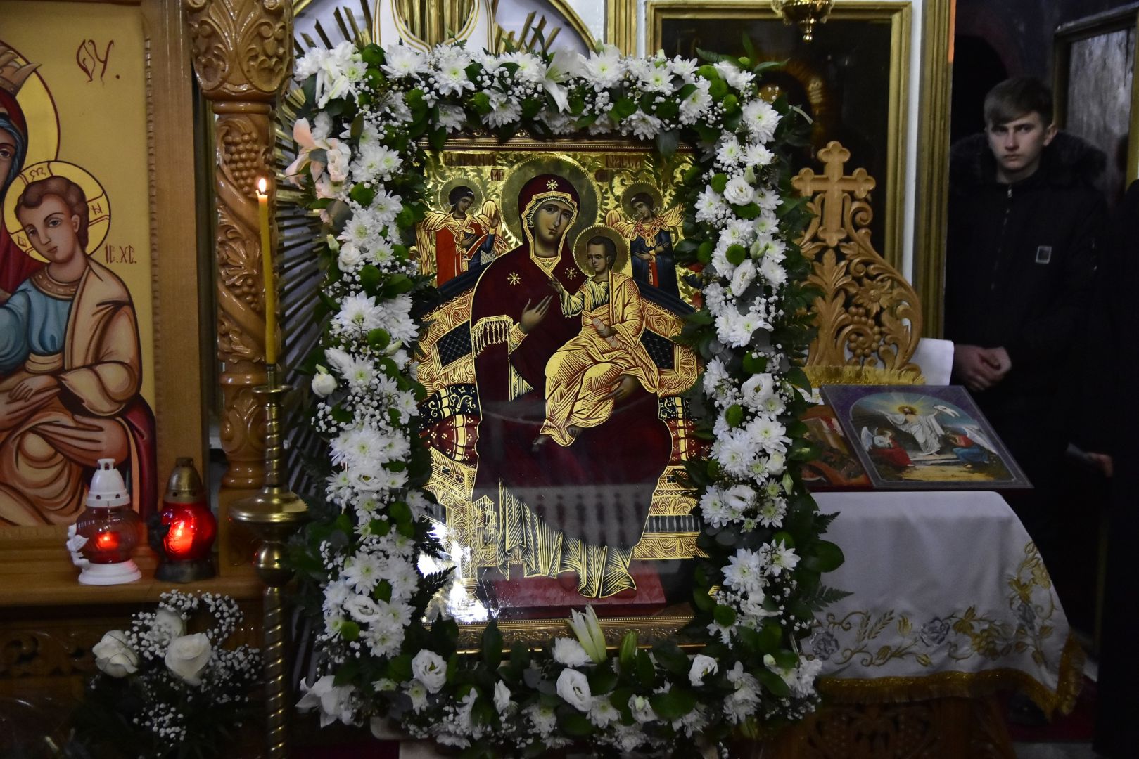 O copie a icoanei Maicii Domnului „Pantanassa” a ajuns la Parohia Silișcani