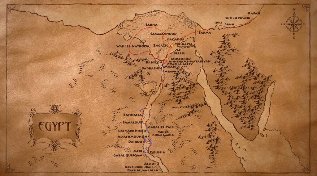 Egipt: Locurile prin care a trecut Mântuitorul incluse într-un traseu turistic