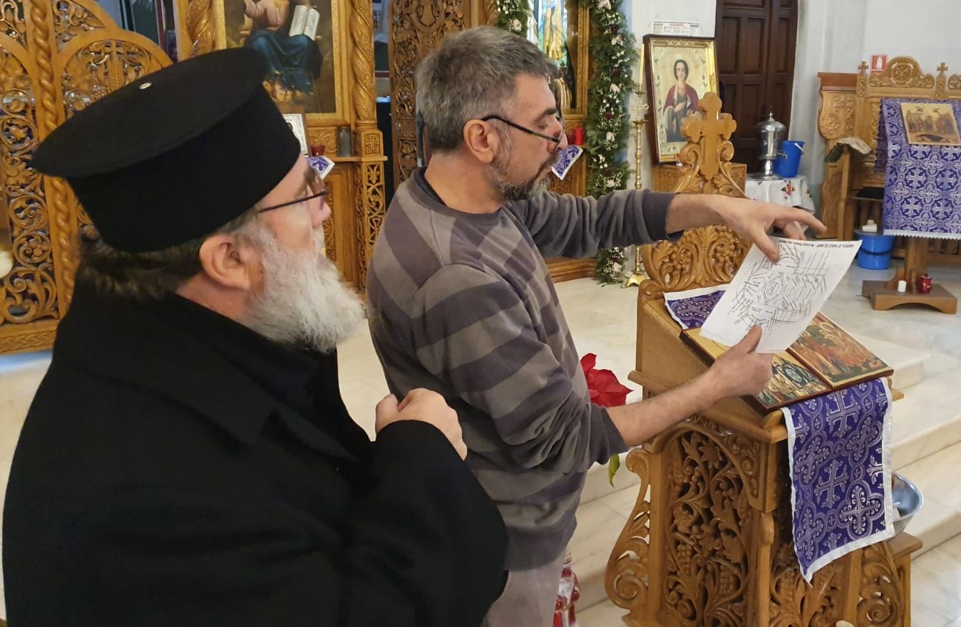 Şantierul Bisericii „Sfântul Vasile cel Mare” din Roman, vizitat de IPS Ioachim