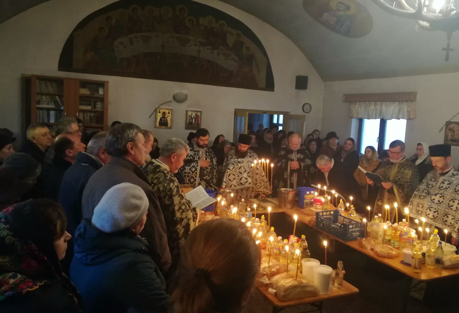 Maslu de obște la Parohia Chintinici - Roznov
