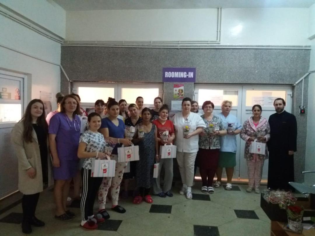 Misiune în maternitățile din Eparhia Romanului și Bacăului
